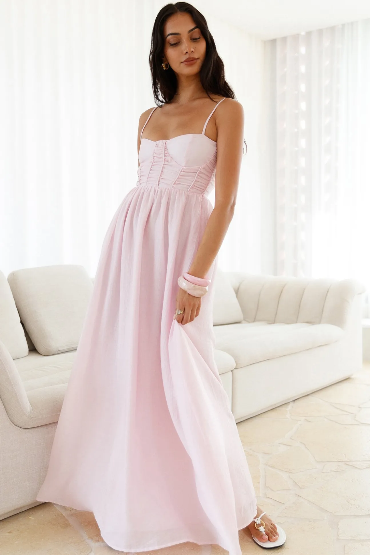 Darling Dear Maxi Dress Pink