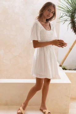 Days By The River Dress White