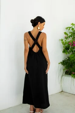 Dear Eclipse Maxi Dress Black