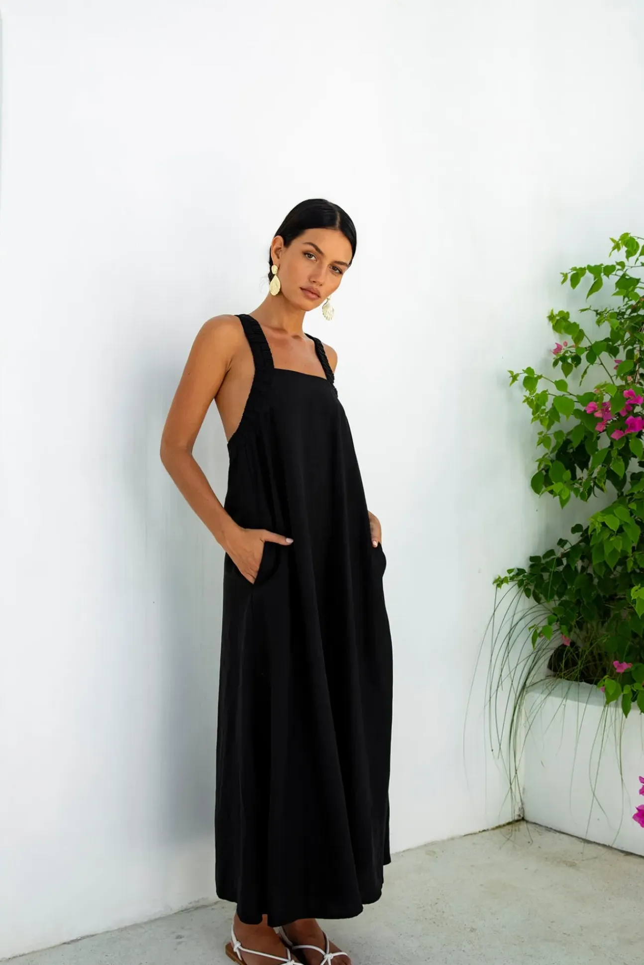Dear Eclipse Maxi Dress Black