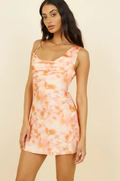 Decision Making Dress Orange