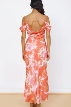 Deep Dawn Maxi Dress Pink