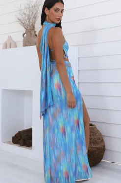 Deep Desire Maxi Dress Blue