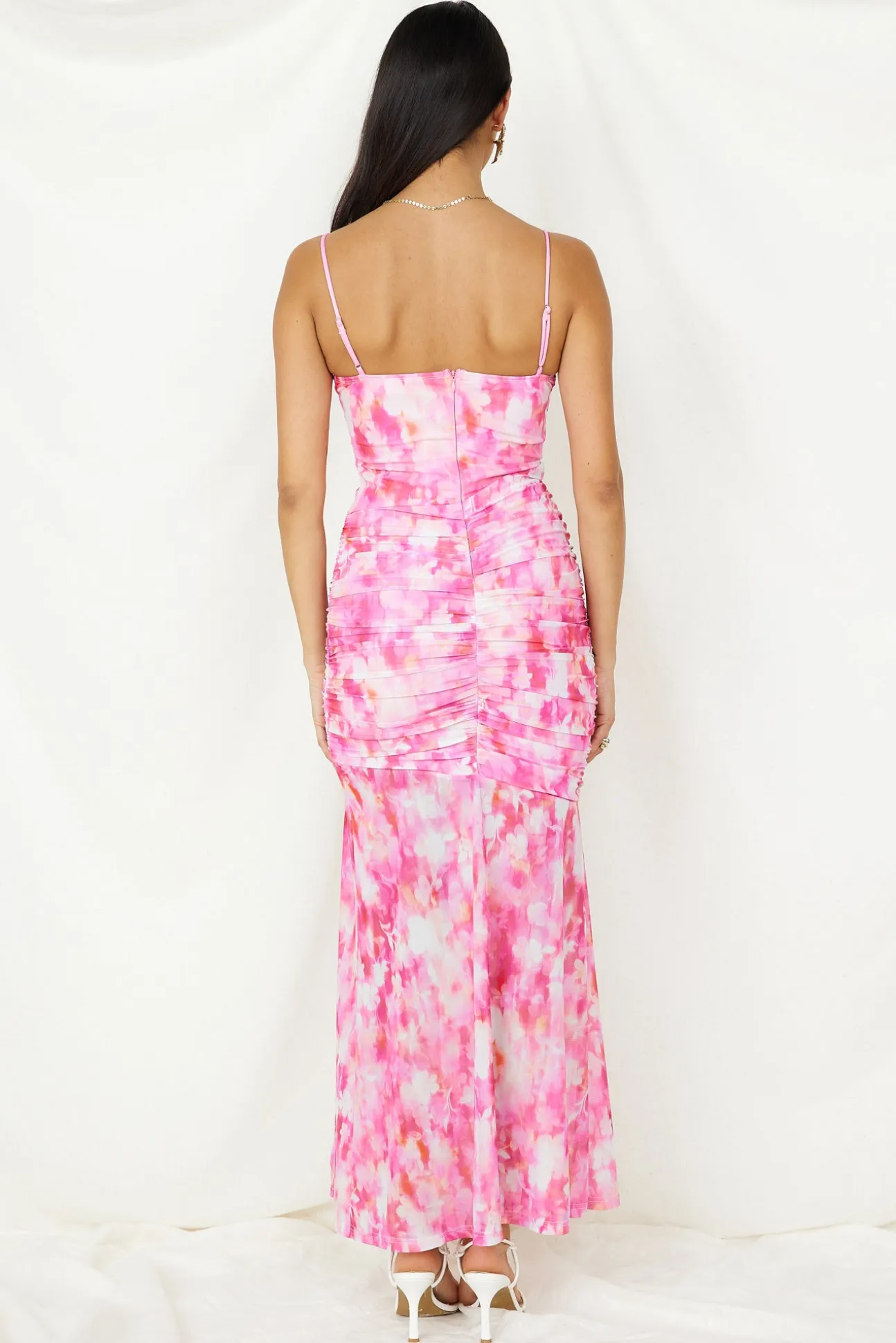 Deep Sea Dive Maxi Dress Pink