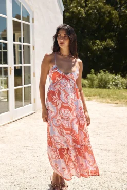 Desert Mirage Maxi Dress Orange