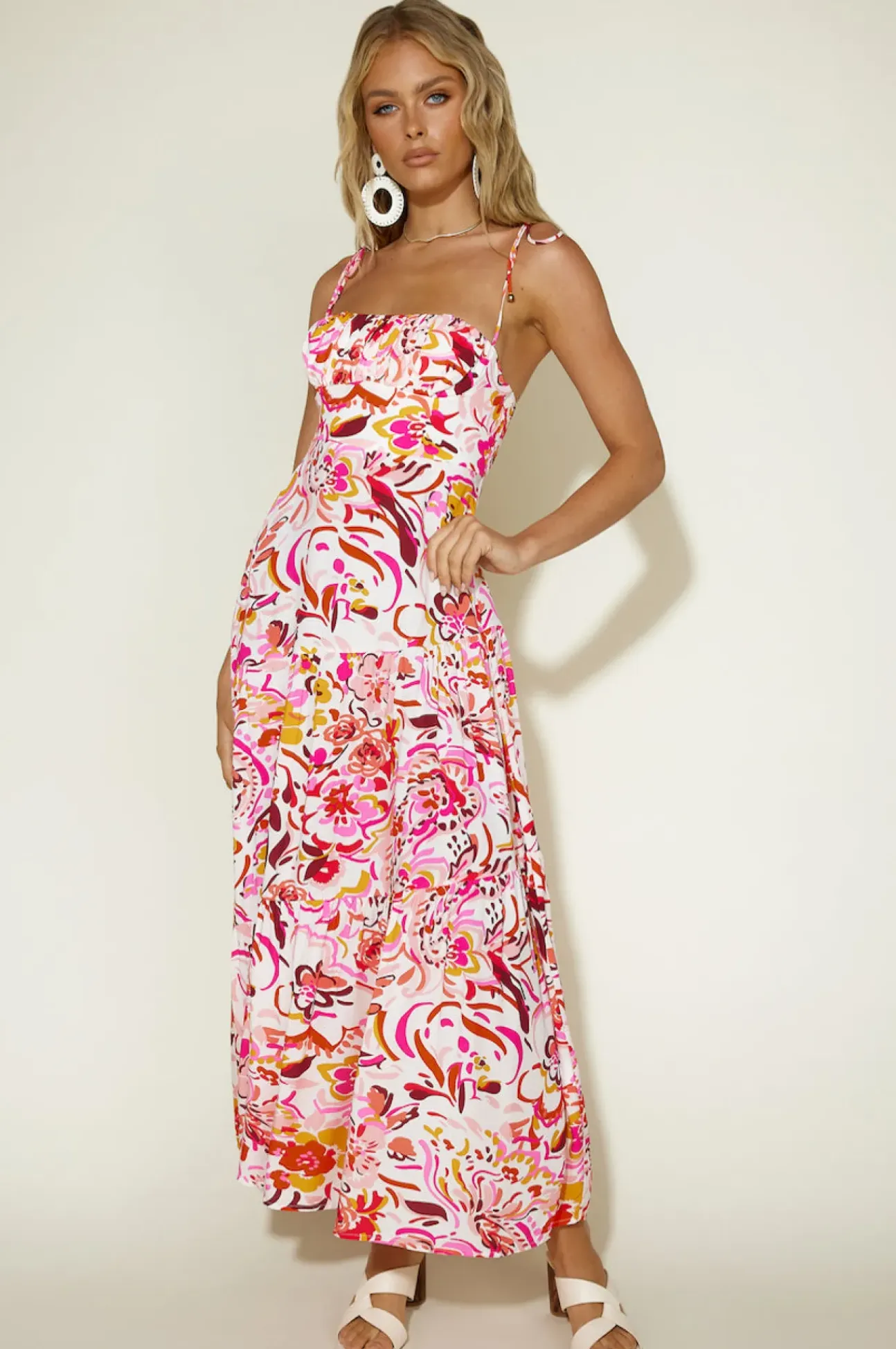 Dinner Date Maxi Dress Floral