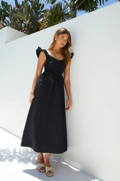 Divinity Maxi Dress Black
