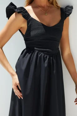 Divinity Maxi Dress Black