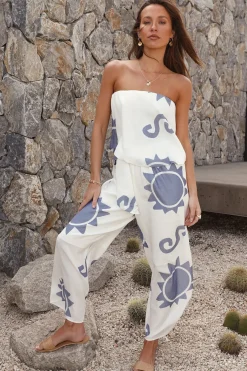 Dream Of Mykonos Crop Top Blue