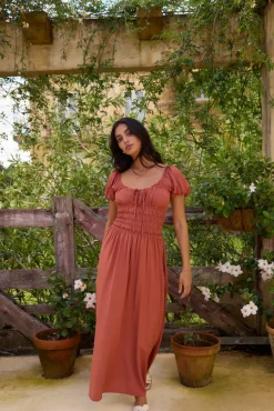 Dusk and Dawn Maxi Dress Brown