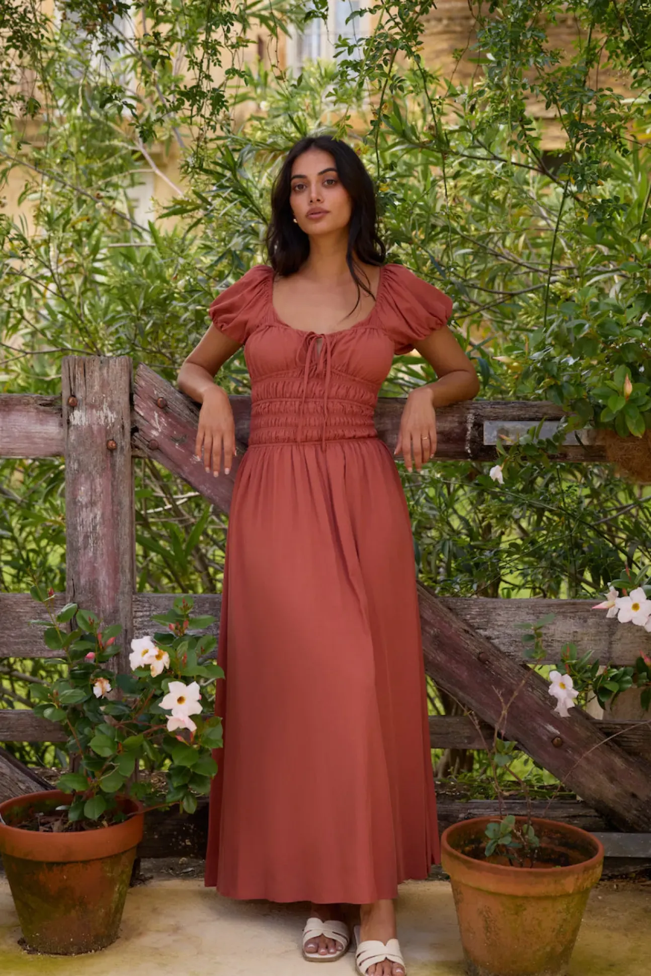 Dusk and Dawn Maxi Dress Brown