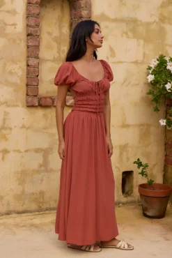 Dusk and Dawn Maxi Dress Brown