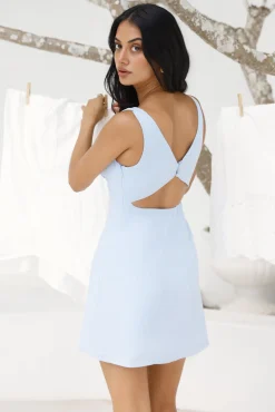 Dusk Dream Mini Dress Blue