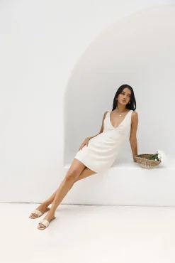 Dusk Dream Mini Dress Natural