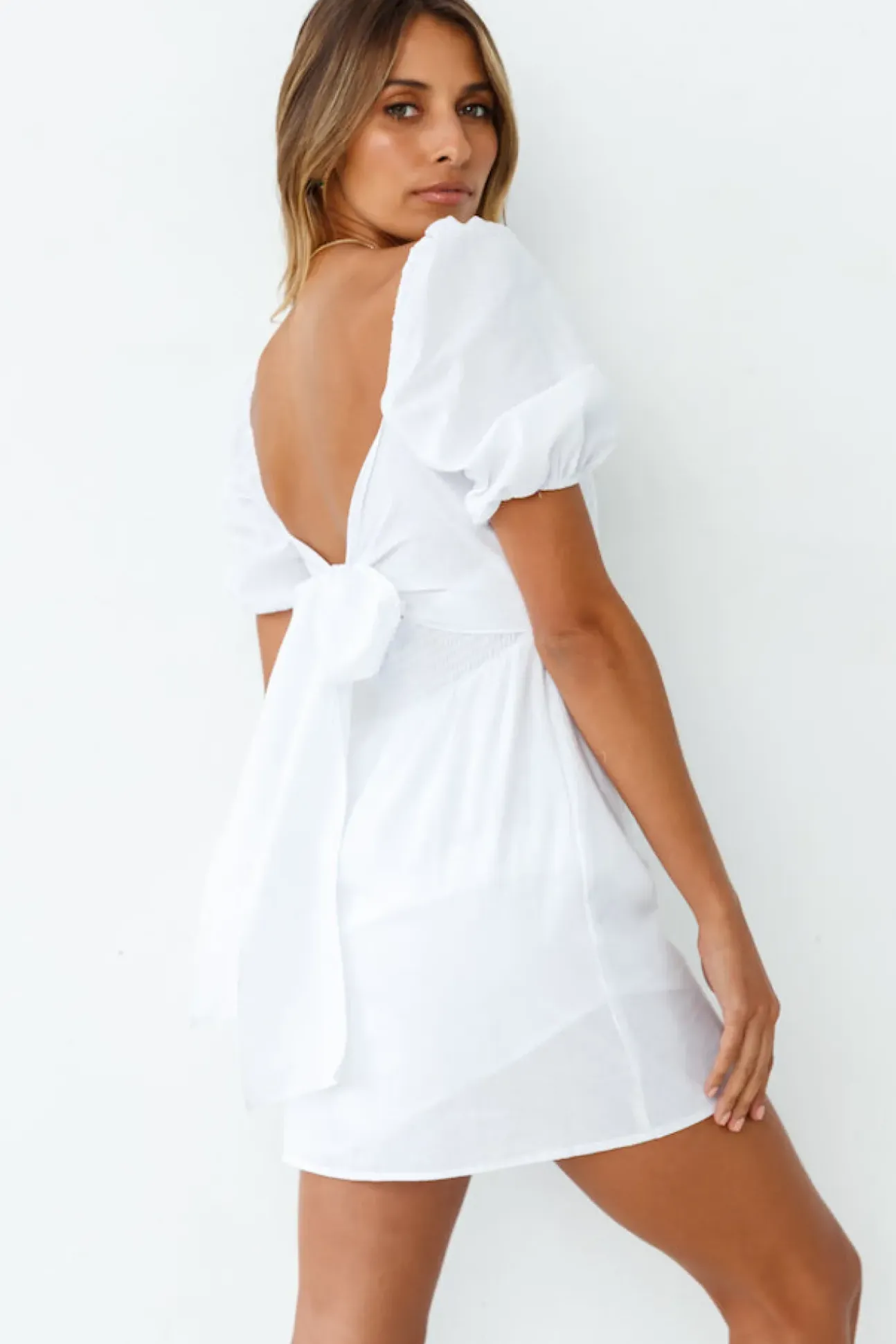 Elreid Dress White