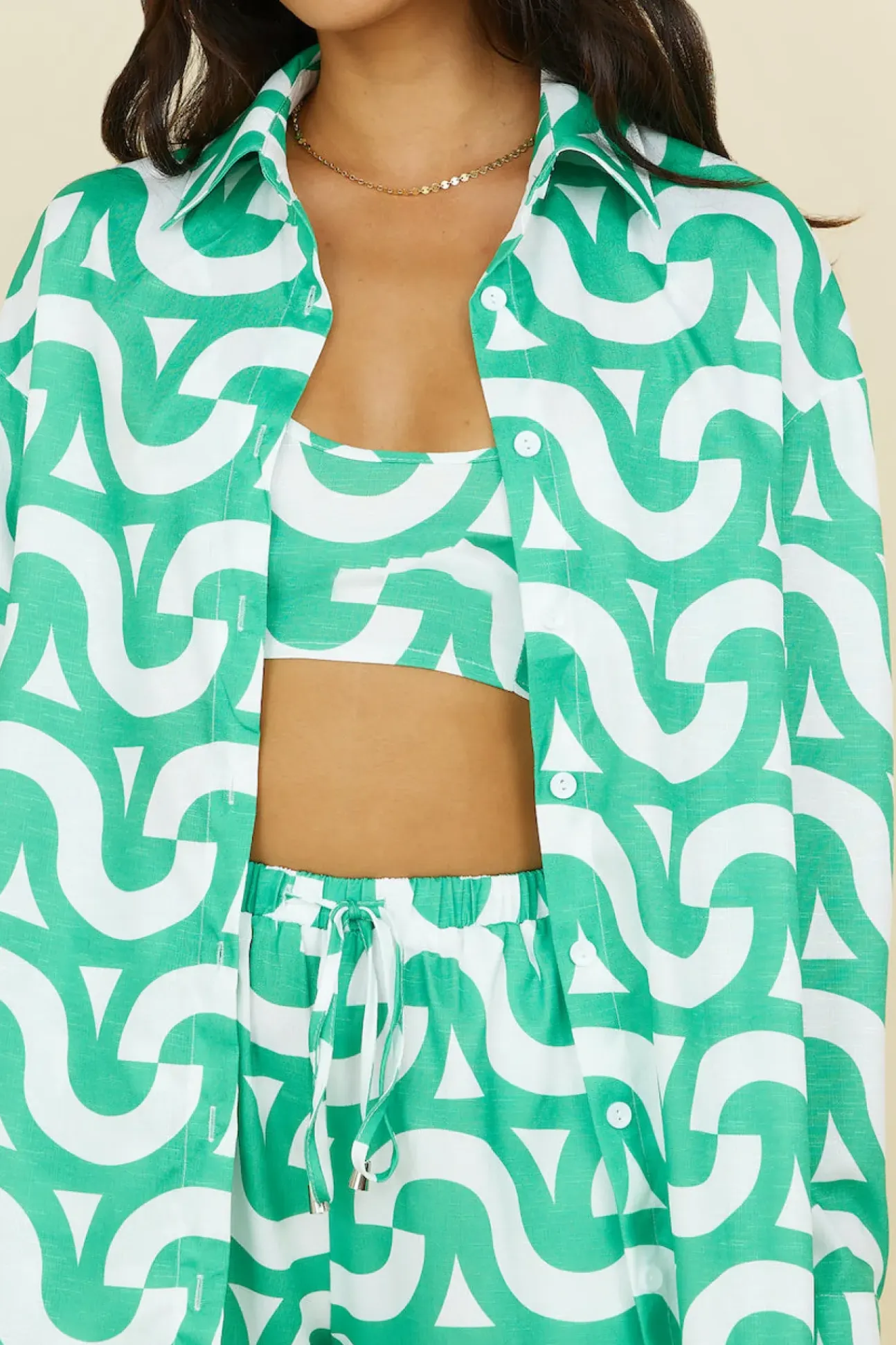 Enchanted Days Shirt Green