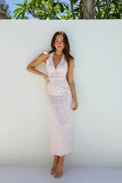 Enchanted Mist Maxi Dress Pink
