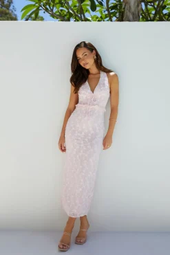 Enchanted Mist Maxi Dress Pink
