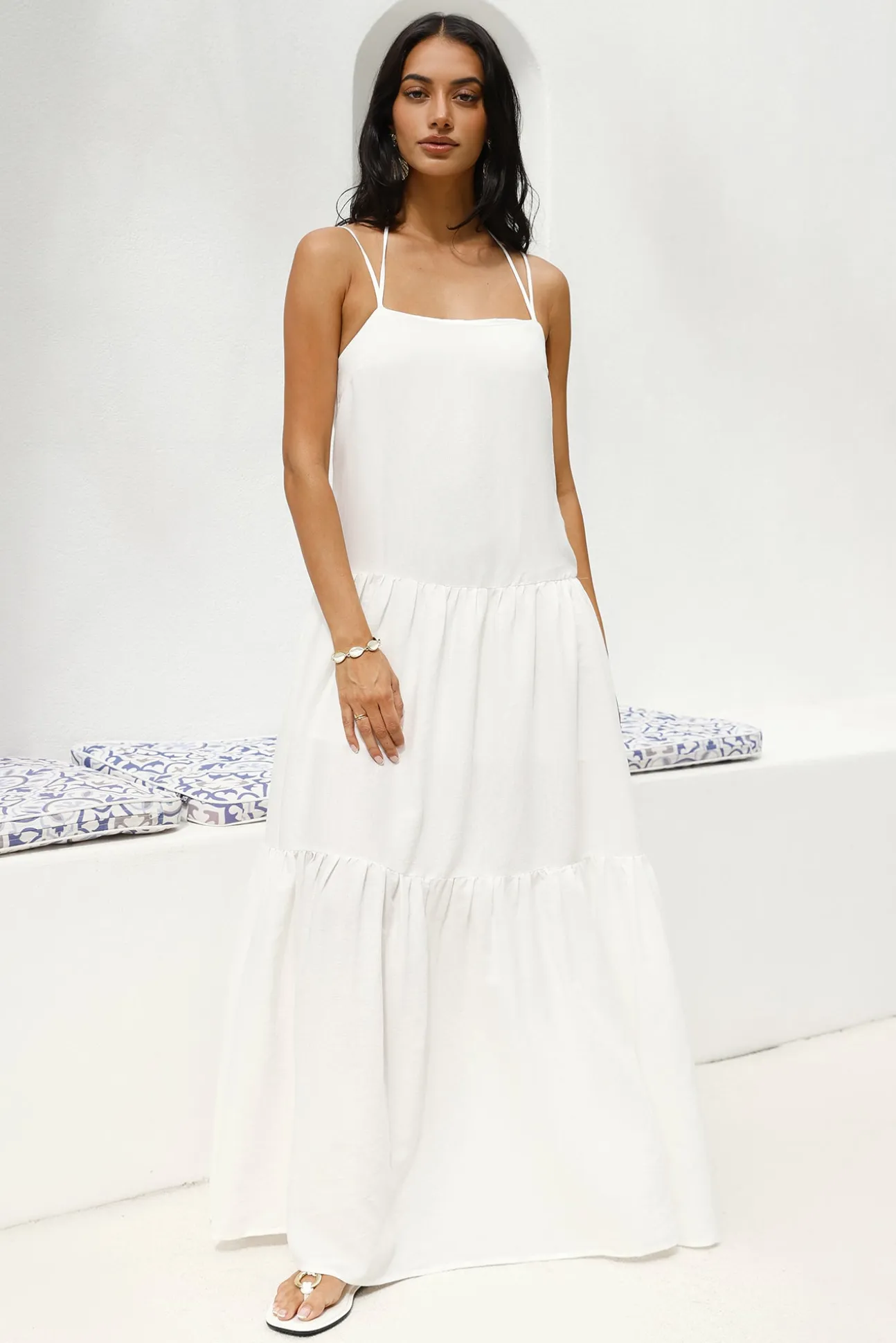 Endless Grace Maxi Dress White