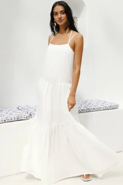 Endless Grace Maxi Dress White