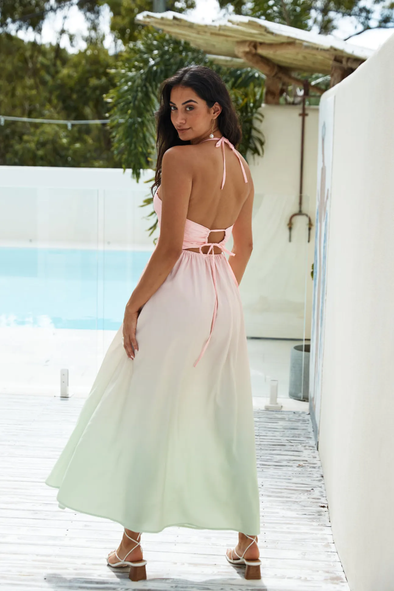 Energetic Lover Maxi Dress Green