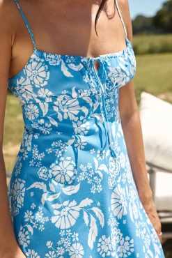 En Route Mini Dress Blue