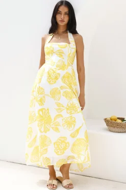Eternal Spring Maxi Dress Yellow