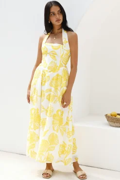 Eternal Spring Maxi Dress Yellow