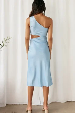 Evening Calling Midi Dress Blue