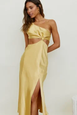 Evening Stars Maxi Dress Yellow