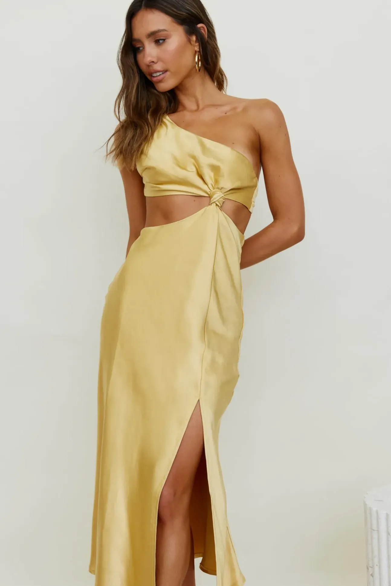 Evening Stars Maxi Dress Yellow