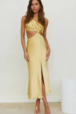 Evening Stars Maxi Dress Yellow