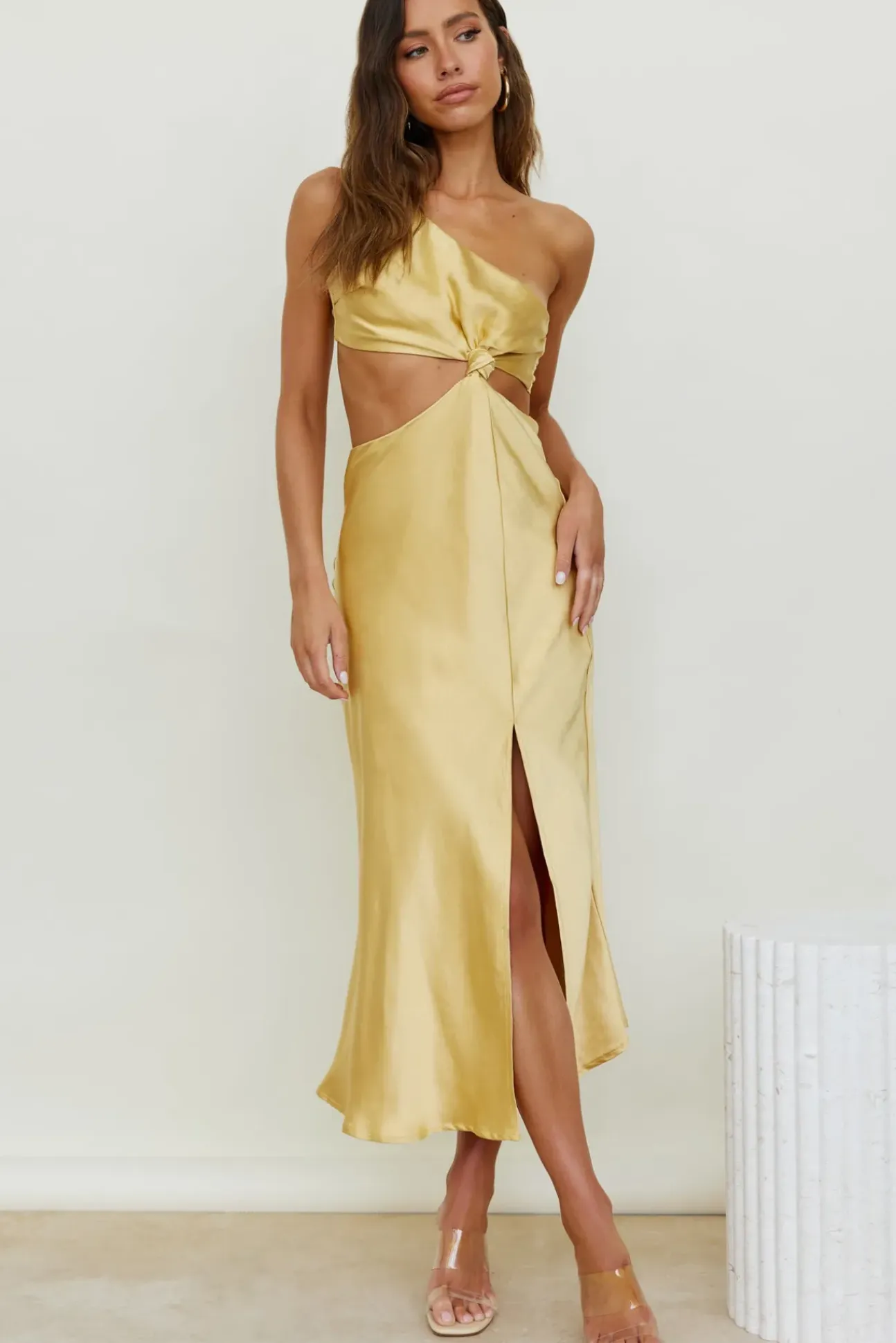 Evening Stars Maxi Dress Yellow