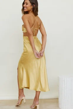 Evening Stars Maxi Dress Yellow