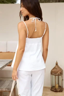 Exotic Wonders Cami Top White