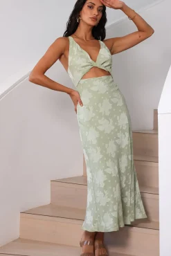 Expectations Maxi Dress Green