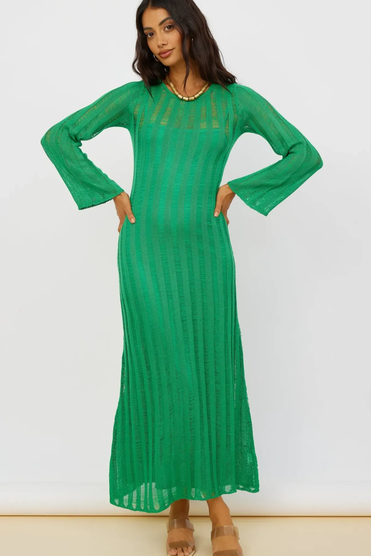 Exploration Maxi Dress Green