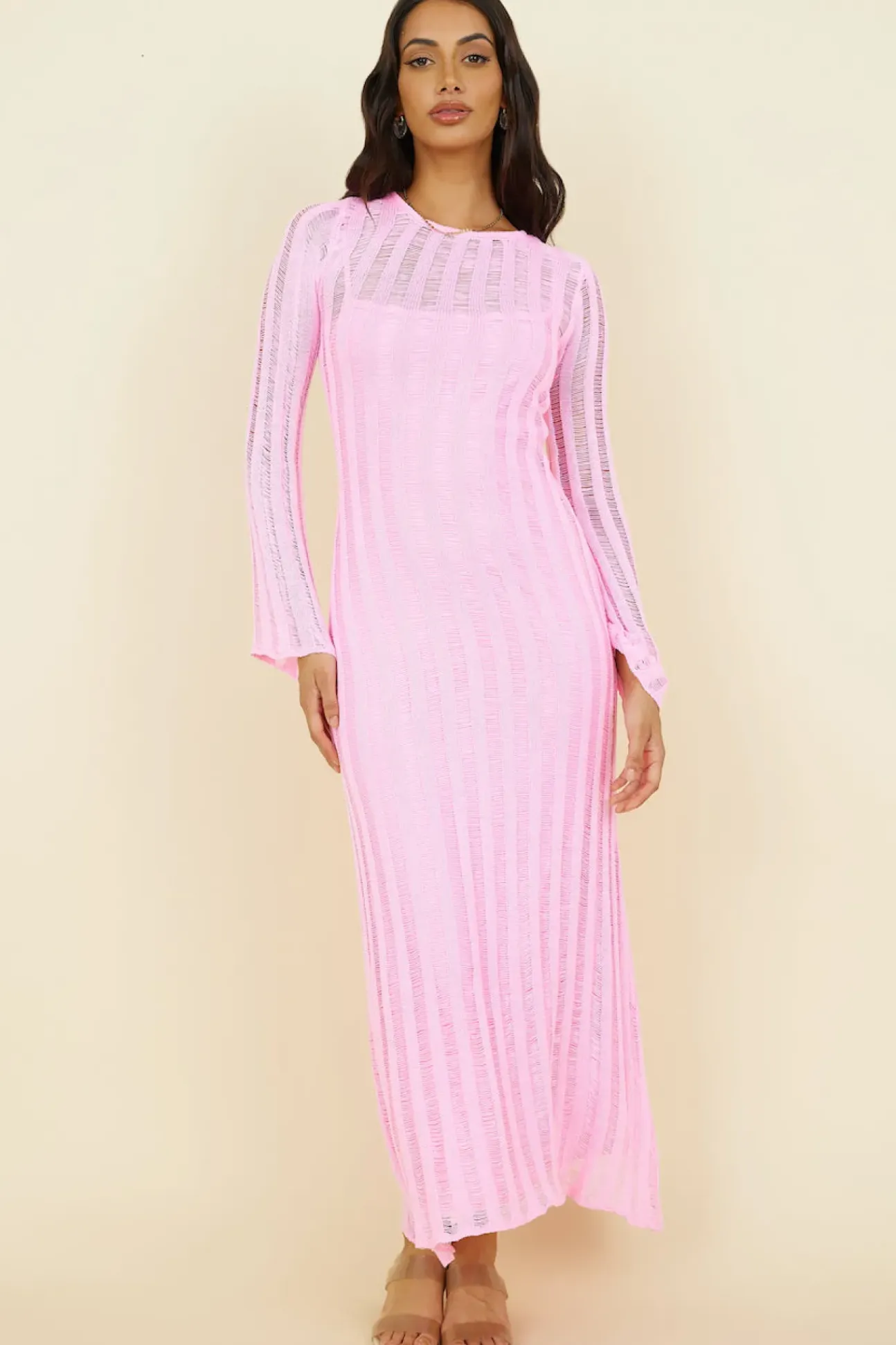 Exploration Maxi Dress Pink