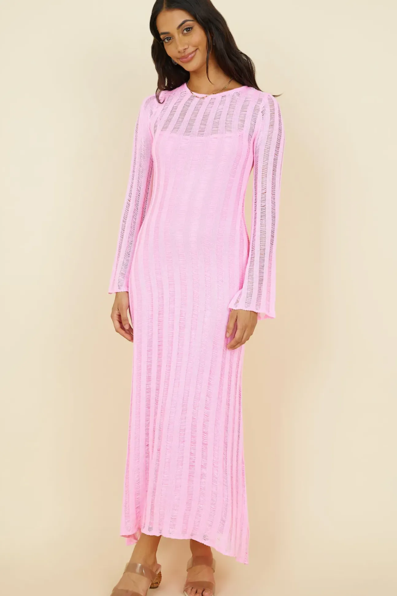 Exploration Maxi Dress Pink