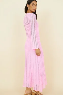 Exploration Maxi Dress Pink