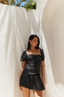 Expression Of Love Mini Dress Black