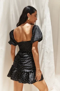 Expression Of Love Mini Dress Black