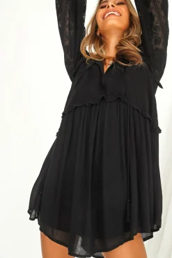 Fancy Evening Dress Black