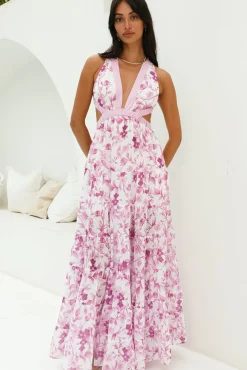 Fashion Forward Maxi Dress Purple