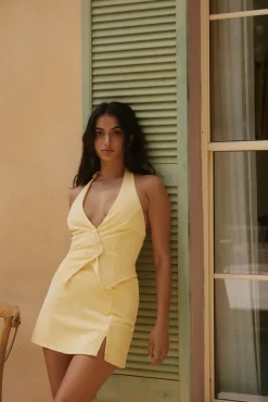 Faye Lane Vest Top Yellow
