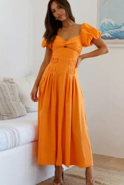 Feeling Tanned Maxi Dress Orange