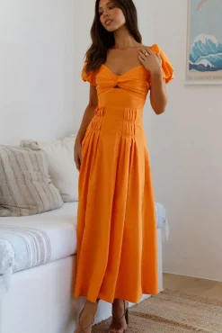 Feeling Tanned Maxi Dress Orange