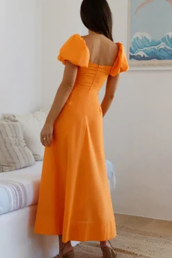 Feeling Tanned Maxi Dress Orange