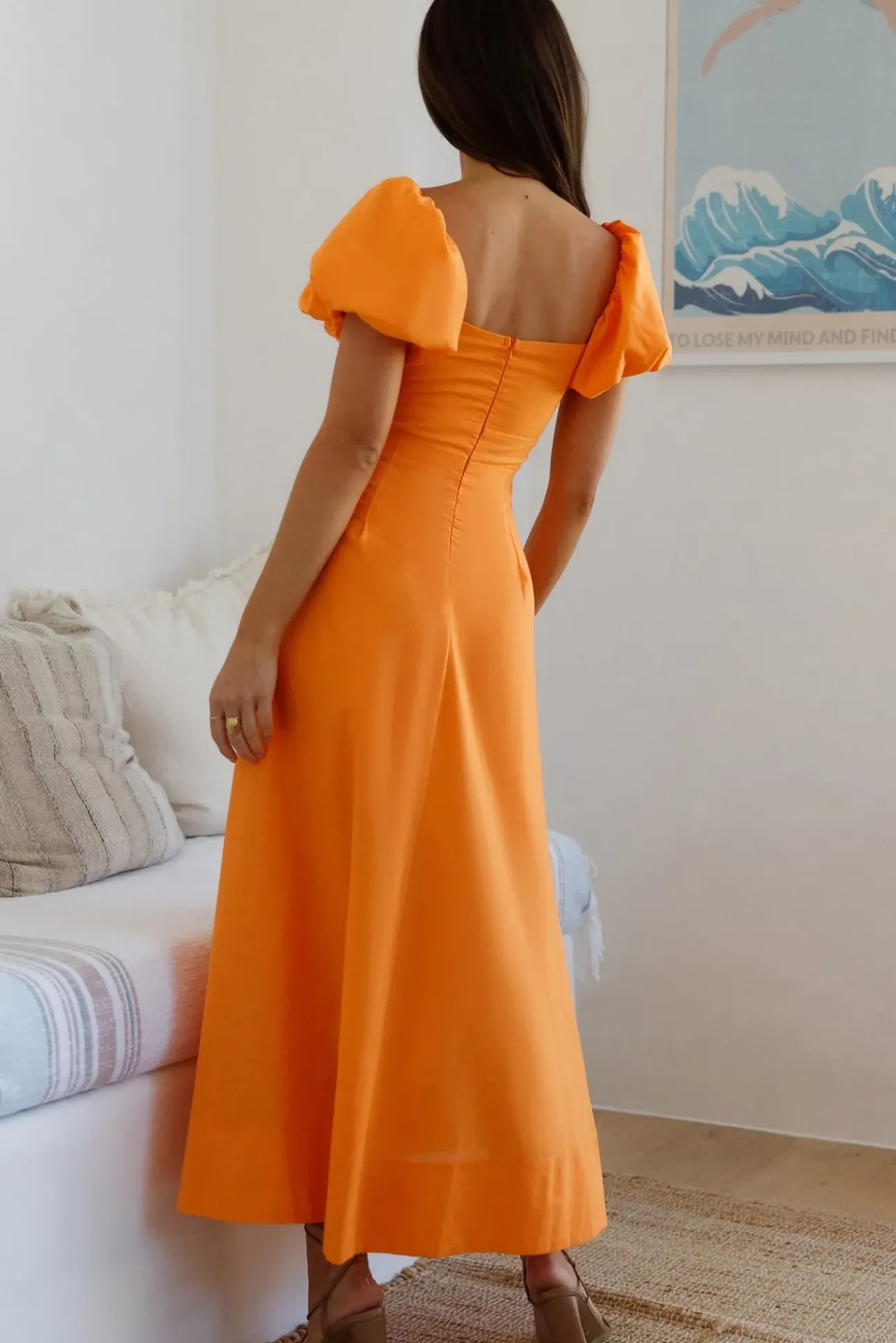 Feeling Tanned Maxi Dress Orange