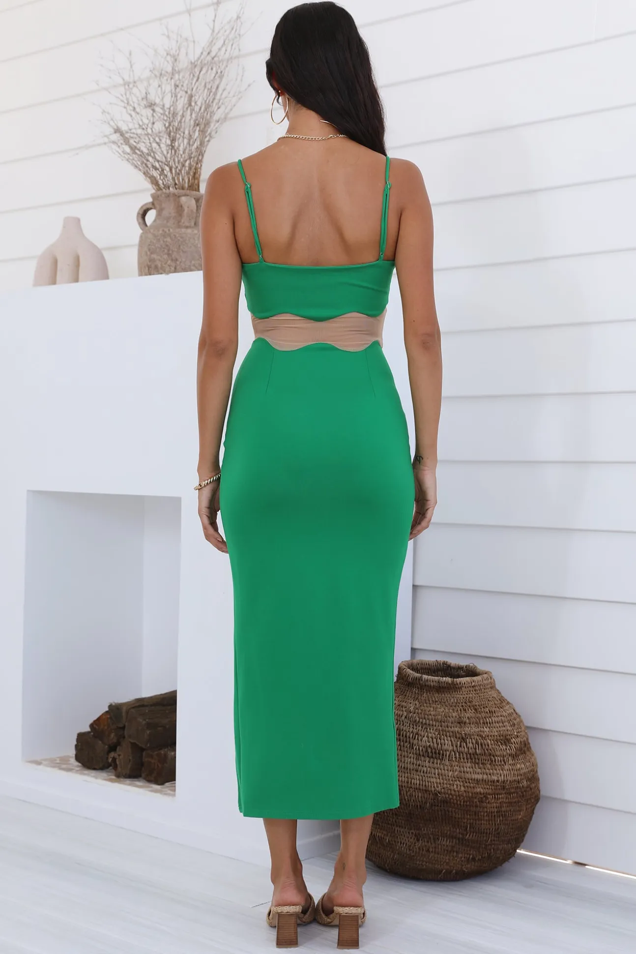 Find The Words Maxi Dress Green